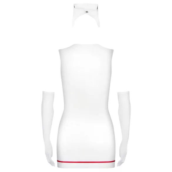 Obsessive Emergency - verpleegster kostuum set - wit - S/M