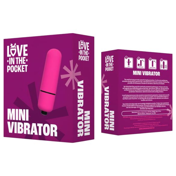 Love Bullet - mini vibrator - waterdicht - roze