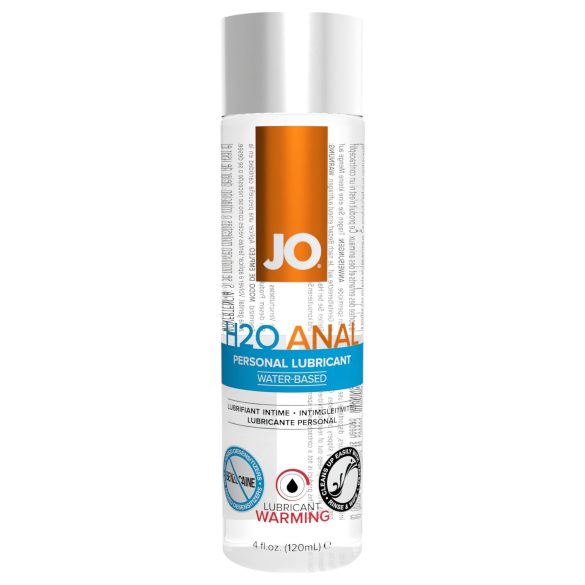 JO H2O - Anale glijmiddel op waterbasis - Verwarmend - 120ml