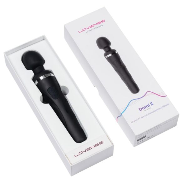 Lovense - wand vibrator - app-gestuurd - zwart