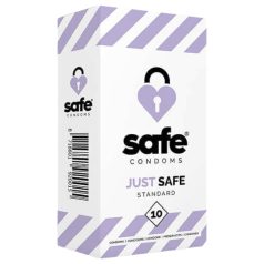 SAFE Just Safe - standaard condooms - vanille - 10 stuks