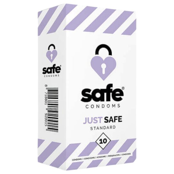 SAFE Just Safe - standaard condooms - vanille (10 stuks)