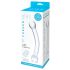 GLAS - dubbelzijdige G-spot glazen dildo (transparant)
