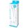 GLAS - dubbele glazen dildo (transparant)