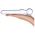 GLAS - Dubbelzijdige, glazen dildo (transparant)