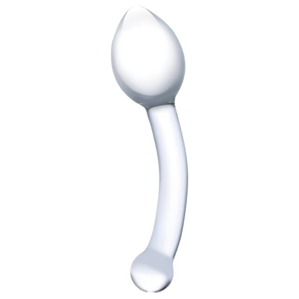 GLAS - glazen dubbele anale dildo (doorzichtig)