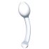 GLAS - glazen dubbele anale dildo (doorzichtig)
