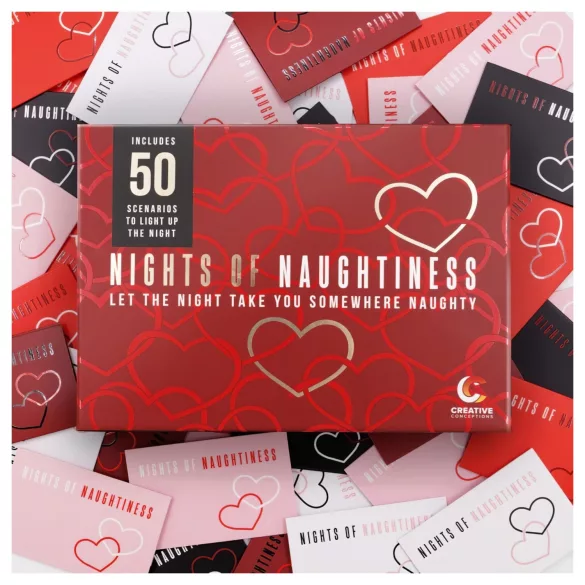 FIFTY NIGHTS OF NAUGHTINESS - erotisch spel - voor koppels - Engelstalig