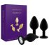 Rianne - 3-delige siliconen anaal plug set (zwart)