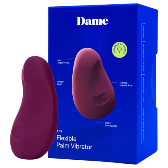 Dame Pom - oplaadbare clitoris vibrator (paars)