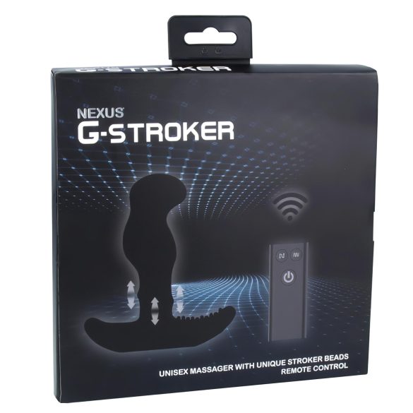 Nexus G-stroker - prostaat vibrator met afstandsbediening - zwart