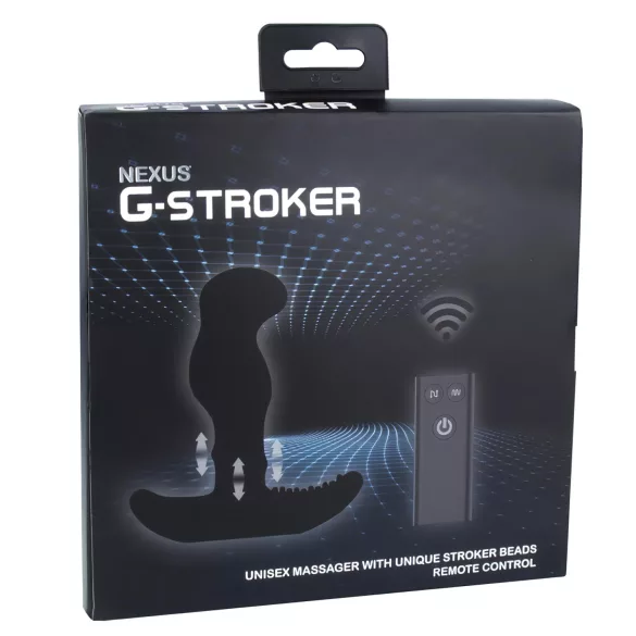 Nexus G-stroker - prostaat vibrator met afstandsbediening - zwart