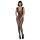 Obsessive N112 - Engelvleugel net catsuit - zwart (S-L)