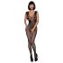 Obsessive N112 - Engelvleugel net catsuit - zwart (S-L)