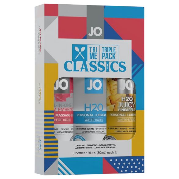 JO System Classics - glijmiddelset (3x30ml)