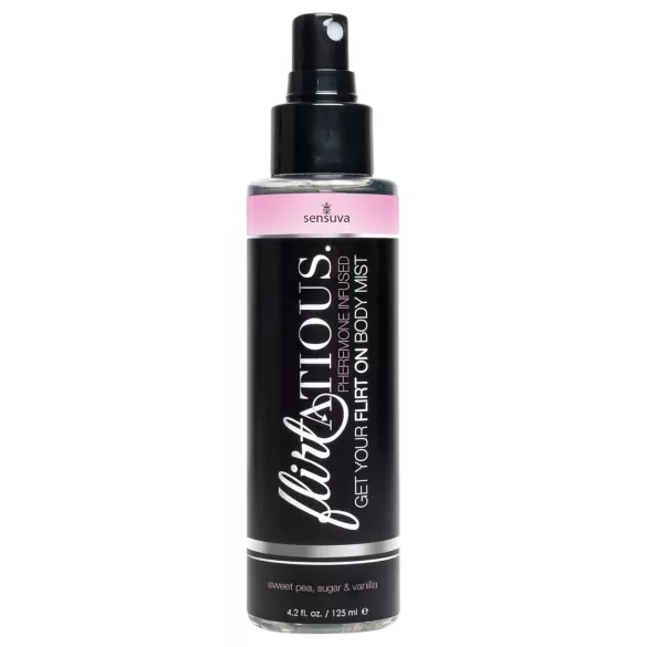 Sensuva Flirtatious - feromonen body spray - vanille-lathyrus - 125ml