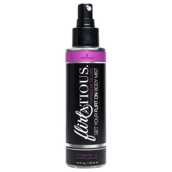 Sensuva Flirtatious - feromonen body spray - granaatappel kokos - 125ml