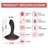 Magic Motion Solstice - prostaat vibrator - oplaadbaar - zwart