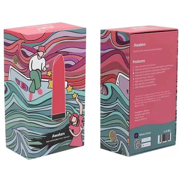 Magic Motion Awaken - mini vibrator - oplaadbaar - rood