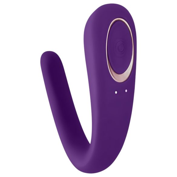 Satisfyer Double Classic - waterdichte, oplaadbare paarvibrator (paars)