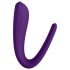 Satisfyer Double Classic - waterdichte, oplaadbare paarvibrator (paars)