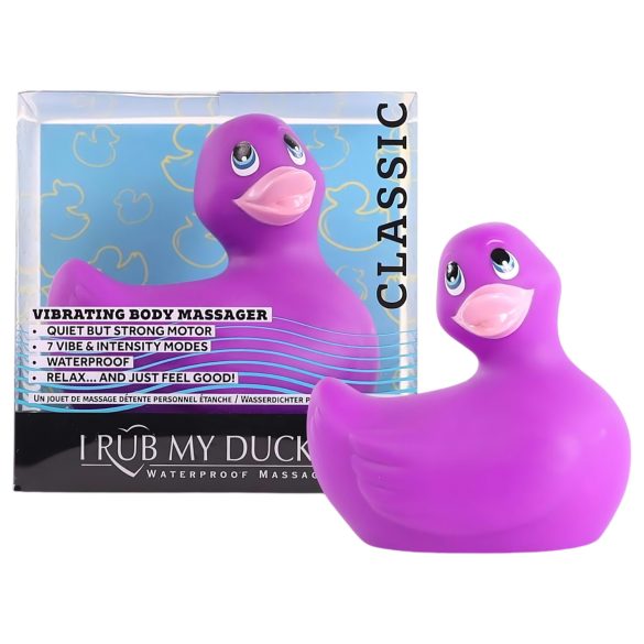 Mijn Duckie 2.0 - waterdichte clitoris vibrator (paars)
