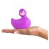 Mijn Duckie 2.0 - waterdichte clitoris vibrator (paars)