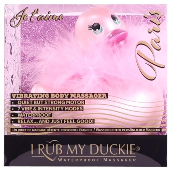 My Duckie Paris 2.0 - waterdichte eend clitorisvibrator (roze)