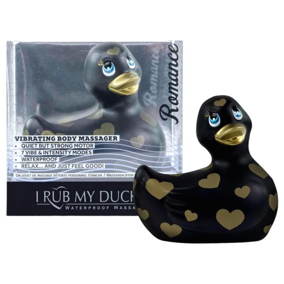 My Duckie Romance 2.0 - clitorisvibrator (zwart-goud)