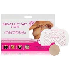 Bye Bra F-H - onzichtbare borstlift tape - nude (6 stuks)