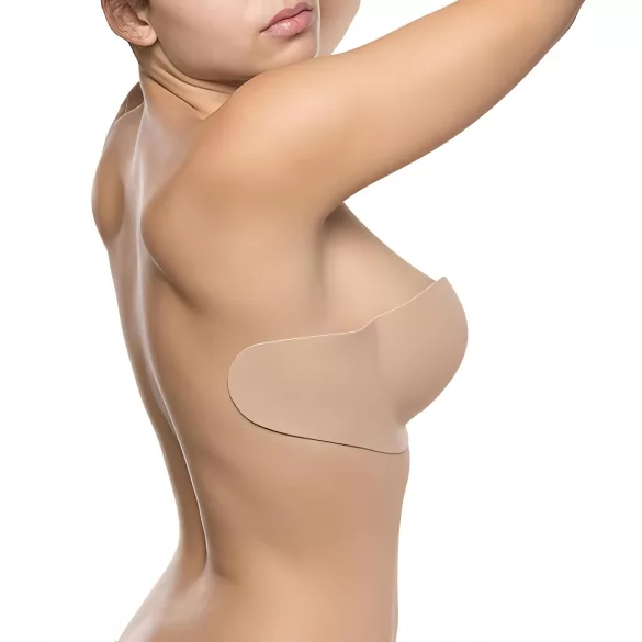 Bye Bra - push-up bh - straploos, zelfklevend - nude