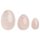 La Gemmes Yoni - set van rozenkwarts geishaballen (3 stuks)