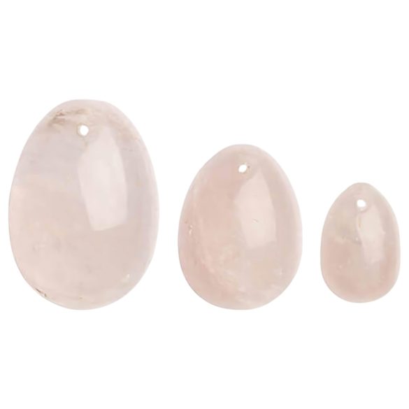 La Gemmes Yoni - set van rozenkwarts geishaballen (3 stuks)
