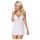 Obsessive 810-BAB-2 - kanten babydoll en string (wit)