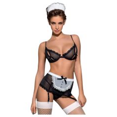 Obsessive Maidme - 6-delige kamermeisje set - L/XL