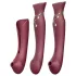 ZALO Queen - G-spot en clitoris luchtdruk vibrator - rood