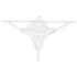 Obsessive Luiza - string slip - tulpmotief - wit