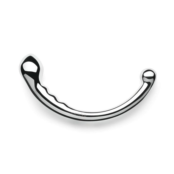 Le Wand - dubbelzijdige dildo van roestvrij staal (zilver)