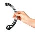 Le Wand - dubbelzijdige dildo van roestvrij staal (zilver)