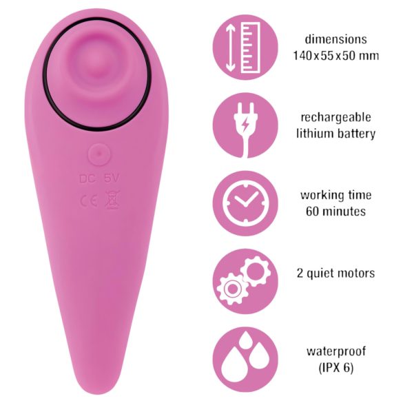FEELZTOYS Femmegasm - clitoris vibrator en stimulator - oplaadbaar - roze