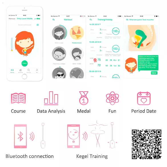 Magic Motion - kegelbal met vibratie - siliconen - roze