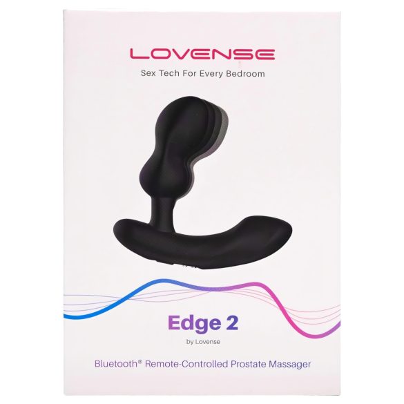 Lovense Edge 2 - prostaat vibrator - op afstand bestuurbaar - zwart