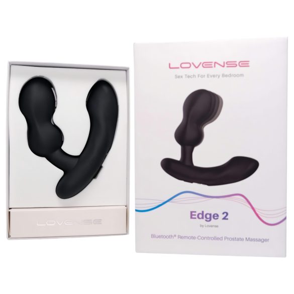 Lovense Edge 2 - prostaat vibrator - op afstand bestuurbaar - zwart