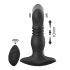 Aixiasia Roy - draadloze oplaadbare anale vibrator (zwart)
