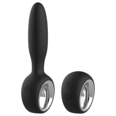   Aixiasia Dylon-Remote - oplaadbare, draadloze anale vibrator (zwart)