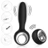 Aixiasia Dylon-Remote - draadloze oplaadbare anaal vibrator - zwart