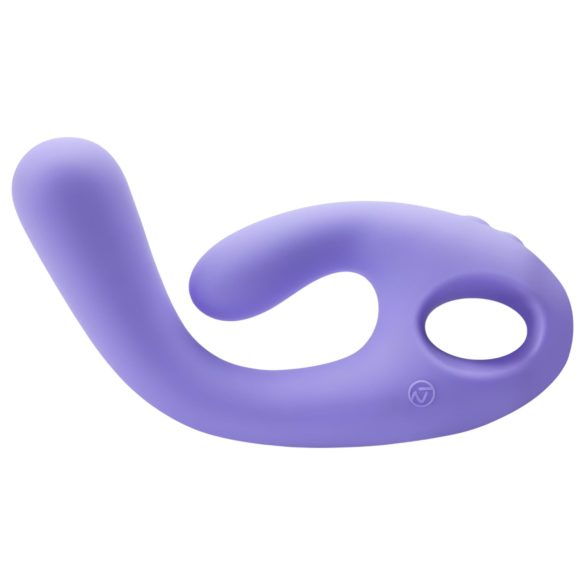 Nomi Tang - vibrator met flexibele clitorisstimulator - oplaadbaar - paars