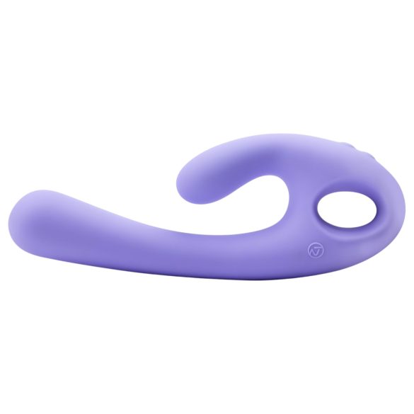 Nomi Tang - vibrator met flexibele clitorisstimulator - oplaadbaar - paars