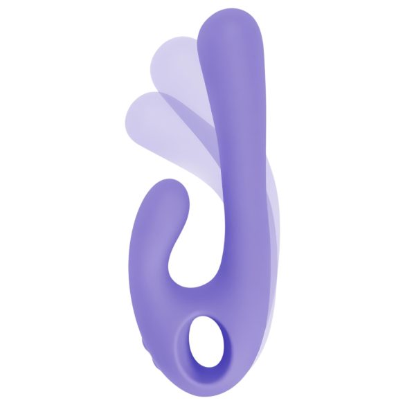 Nomi Tang - vibrator met flexibele clitorisstimulator - oplaadbaar - paars