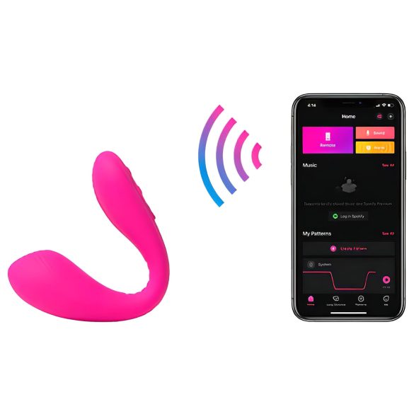 LOVENSE Dolce - duo vibrator - app gestuurd - siliconen - roze
